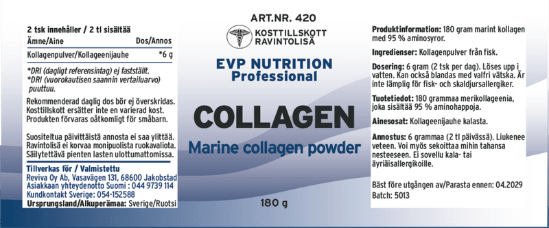 Collagen, 180 gr